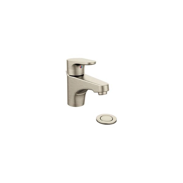 Brushed Nickel One-Handle Bathroom Faucet